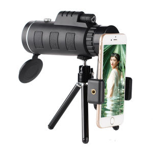 Outdoor portable 40X60 high-definition high-power low-light night vision monocular telescope