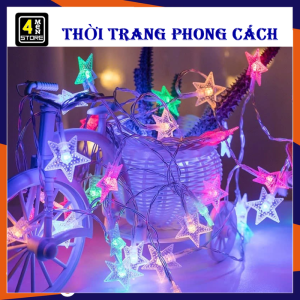 Dây Đèn Trang Trí Lồng Đèn Đủ Màu - Dây Đèn Led Hình Đèn Lồng Nhấp Nhấy Nhiều Màu 3M - Đèn Chóp Decor Noel Tết Đèn Đom Đóm - Đèn Chóp 7 Màu