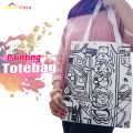 Melukis/Mewarnai Tote Bag / Tas - Kanvas Ukuran 30cm x 40cm. 