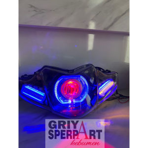 Lampu depan Revo Absolute custome biled billed + sen Runing