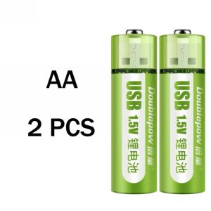 Rechargeable Battery USB Type C Quick Charge 1.5V AA 900mAh 1400mWh Lithium Batteries Large Capacity