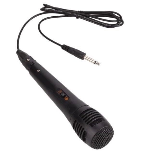 Professional Wired Dynamic Audio Vocal Microphone Mic Black