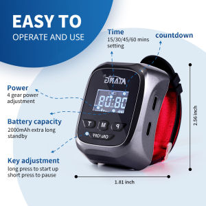 High Blood Sugar Physiotherapy Diode 650nm Diabetic laser Watch LLLT Rhinitis Hypertension Thrombosis Cholesterol Laser Therapy