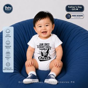 First Father’s Day Dad & Baby Matching Outfit Shirt Onesie Gift Set Newborn PH