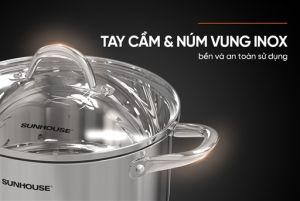 Nồi luộc gà inox đa lớp Sunhouse SHG301-30