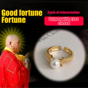 Ring Pearl Koi Good Luck and Fortune