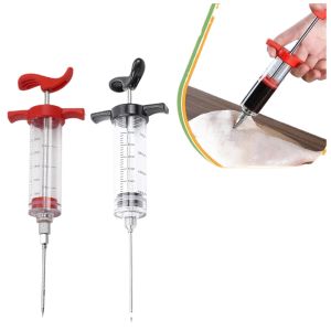 1Pcs Marinade Cooking Syringe Meat Flavor Injector BBQ Cooking Tool Tenderizer Ultra Shar Poultry Tools