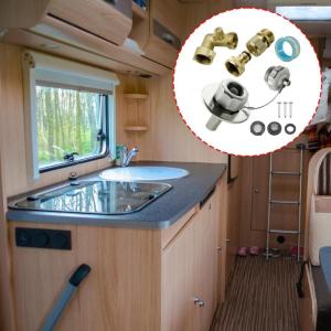 Phổ rvs bể nước thay thế phụ Kit rustproof thép không gỉ nước đầu vào SET cho trại trailers