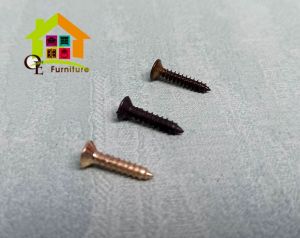 Sekrup Kepala Datar / Flat Head Mini Kepala 4 x Panjang 8 mm / Skrup Flat Head Mini - Omah Engsel