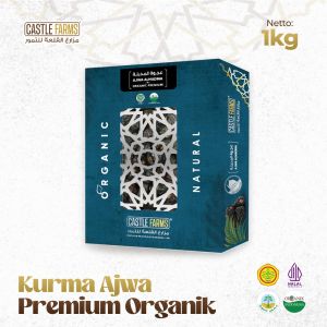 Kurma Ajwa 1 Kg Premium Organic Castle Farms Kurma Nabi Asli Madinah High Quality