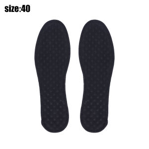 5Pairs Black Bamboo Charcoal Deodorant Insoles Light Weight Sports Insole Mesh Breathable Absorb-Sweat Shoe Pads