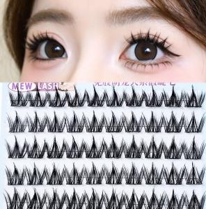 10 Rows Glue Free False Eyelashes / 5D Soft Self-Adhesive Lashes (10-12mm) / for Thick Long Natural Lashes