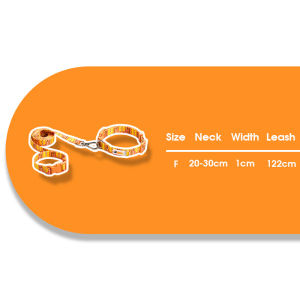 HamshMoc Pet Collar Leash Set Multiple Walking Modes Adjustable 360° Swivel Anti-Tangle for Small Dogs Cats
