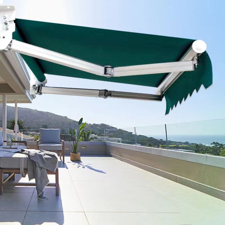 COD 3x2meters Retractable Awning/Manual Exterior Sun Shade Deck Window ...