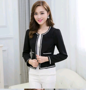 Outer Blazer Formal Kerja Wanita Eve - Available Size M/L dan Size XL - NOSH
