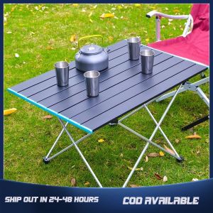 [Local]Folding Camping Table Barbecue Picnic Outdoor Portable High Strength Aluminum Alloy Table