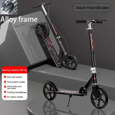 Scooter For Kids Foldable Adult Scooter Height Adjustable Two-wheeled Scooter With Double Brake