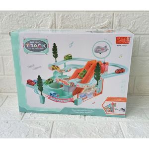 Mainan Edukasi Anak Kereta Seluncur Elektrik Music Train Track Mobil Pesawat