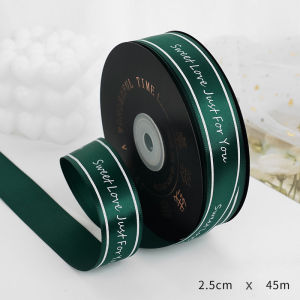 Dây Ruy Băng Chữ "SWEET LOVE JUST FOR YOU" 2.5cm Dài 42cm Dành Cho Tiệc Cưới Gói Quà Trang Trí...