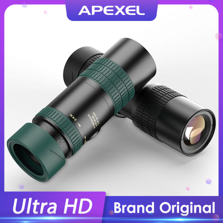 APEXEL 8-24X30 Zoom Lens Telephoto Telescope Monocular Long - Main Image