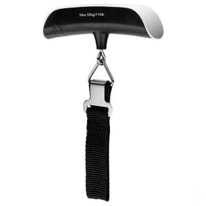 Mini High-precision portable electronic hanging scale 50kg/10g LCD Backlit for Kitchen/Luggage/Fishing/Cook Tahan lama