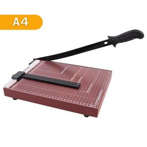 แท่นตัดกระดาษ เครื่องตัดกระดาษ (แบบไม้ A5 B5 B4 A4 A3)ใบมีดคม อย่างดี รับประกัน 1เดือน  ที่ตัดกระดาษ Paper Cutter JBR Life Room
