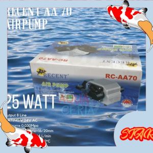 pompa udara aquarium kolam recent AA 70 POMPA TEKANAN BESAR WATT KECIL
