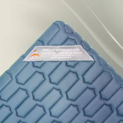Nệm Topper Điều Hòa Á Châu Đầy Đủ Kích Thước - Bề mặt chần Foam hoạ tiết gợn