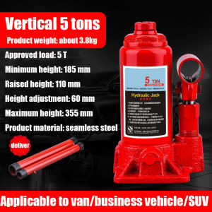 Car jack hydraulic overweight bottle hydraulic jack manual 5 tons 10 tons easy to lift car tire repair tool
