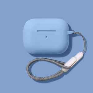 Crashstar với miễn phí dệt dây rắn màu silicon mềm AirPods trường hợp cho AirPods 1 2 3 AirPods PRO 2 4 inpods 12 i12 bluetooth không dây Tai nghe tai nghe Tai nghe chống mất bìa đơn giản vỏ