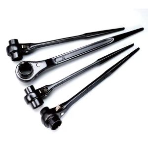 Kunci Ratchet Skafolding Dua Arah Uk 12-27Mm Rachet Scafolding Torsi Torque Kombinasi Double