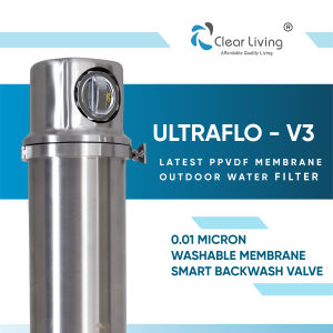 ClearLiving Ultraflo-V3 One Twist Backwash Outdoor Water Filter