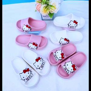 COD  Dép Lê Trẻ Em Dép Lê Mèo Sanrio Hello  Nữ Mùa Hè Cho Bé Gái Đi Chơi Ngoài Nhà Chống Trượt Mùa Hè Cho Bé Lớn  Sem