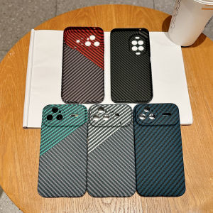 Shockproof Slim Carbon Fiber Pattern PC Hard Phone Case For Huawei Nova 15 Pro Nova15Anti-scratch Camera Protection Cover Funda