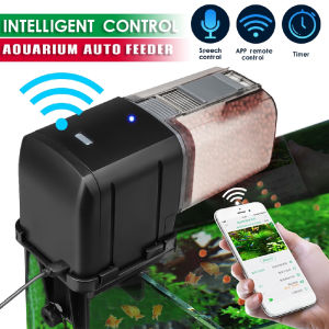 ILonda Automatic Fish Feeder WiFi Wireless Intelligent Remote Control Aquarium Food Dispenser Timer Fish Tank Accessories