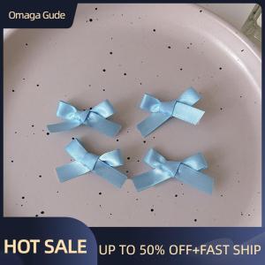 Omaga 10PCS Bowknot Hair Clips Sweet Ballet Ribbon Bow Hairpins Bang Clip Korean Girls Mini Grabs Clips Headwear Hair Accessories