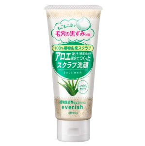 Sữa rửa mặt lô hội - than hoạt tính Utena Everish 135g - Nhật Bản