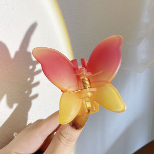 Kẹp tóc hình cánh bướm đủ màu thời trang phong cách Hàn Quốc