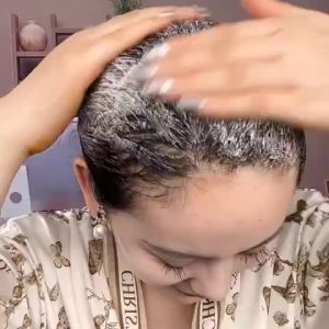 Natural Plant Hair Dye Cream Cover White Hair Plant Extract No-Bleaching Gentle Hair Dye