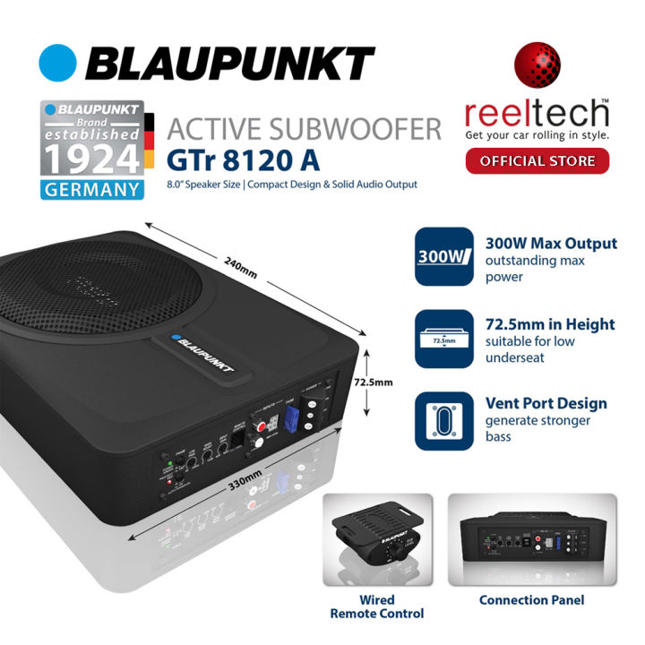 Blaupunkt 2024 underseat subwoofer