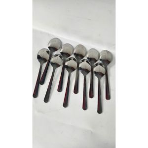 Combo 10 Muỗng Súp Inox Sáng Bóng – Kích Thước 4.2x 18.5cm Hàng Dày Dùng Gia Đình Quán Ăn Nhà Hàng