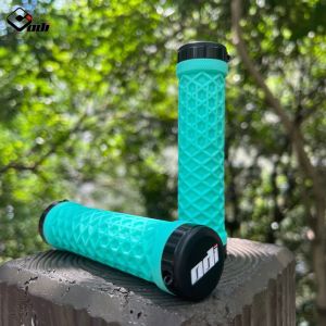 ODI Bike Silicone Handle Grip Ultra Light Double Locking Ring Foldable Bicycle Grips Anti-slip Shock Absorber MTB Road Bike Handlebar Grip Bike Accessories（ODI-Lock-on-BT）