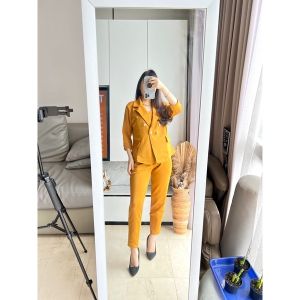 Setelan 3IN1 Celana Panjang Wanita Scuba Premium 4987