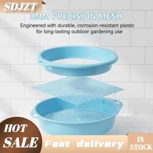SDJZT Đất sàng sàng sàng cho vườn vuông lỗ kim loại lưới lọc cát và phân compost bền Vòng đất Lọc