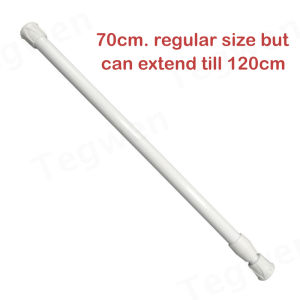 Punch-free Telescopic Rod Clothes Rod Shower Rod Curtain Rod Extendable Wardrobe Pole Adjustable Multipurpose Wall Rod