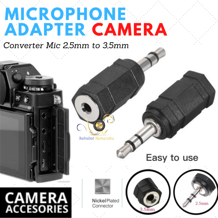 Microphone Adapter Mirrorless Fujifilm Converter Mic Fuji