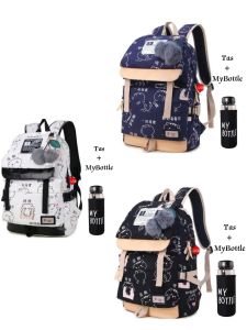 Tas wanita remaja motif jepang / Tas Anak Sekolah / Tas Sekolah Anak / Tas Ransel Anak Perempuan /Tas Ransel wanita / Tas sekolah Anak Perempuan Sd Smp smp  / Tas punggung perempuan / Tas Anak Cewek