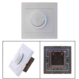Single Pole Rotating Dimmer Switch Electronics Rotary On/Off Fan Speed Control Switch Home Mechanical Rotary Switch