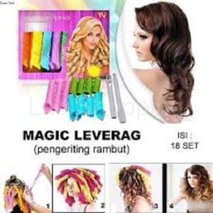 Paket 18 Pcs Pengeriting Rambut Instant Hair Curler Alat Pengeriting Rambut Alat Keriting Rambut Magic Leverage Catokan Keriting Jepit Rambut Jepit Rambut Korea Hair Clip Alat Keriting Ajaib Pengkriting Rambut Murah Alat Pengkeriting Rambut -LS-