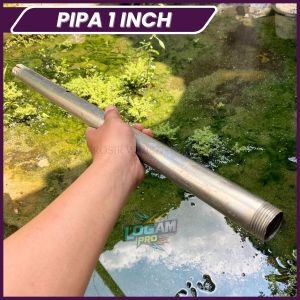 Tiang Pipa Galvanis 1” Panjang 60cm - Pipa Galvanis 60cm untuk Splitzen / Tombak Anti Petir